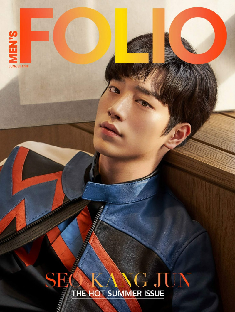 Seo Kang Jun featured on the Men\'s Folio Singapore cover from June 2018