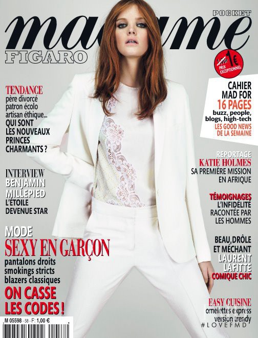  featured on the Madame Figaro France cover from April 2012