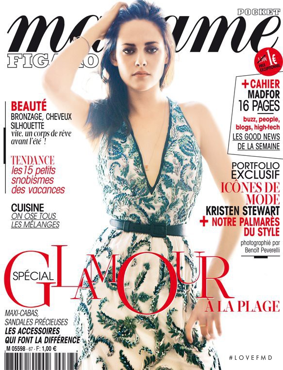 Kristen Stewart featured on the Madame Figaro France cover from June 2012