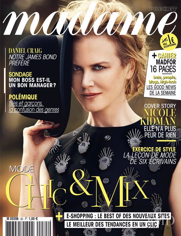 Nicole Kidman featured on the Madame Figaro France cover from October 2012