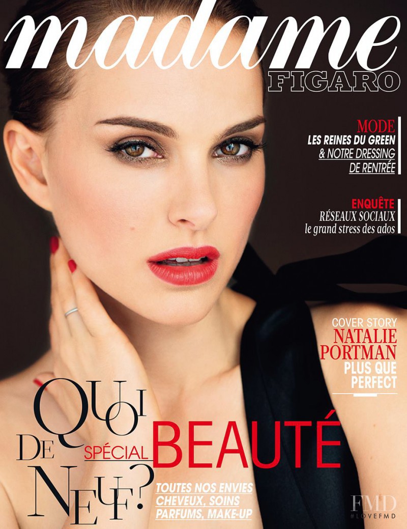 Natalie Portman  featured on the Madame Figaro France cover from September 2013