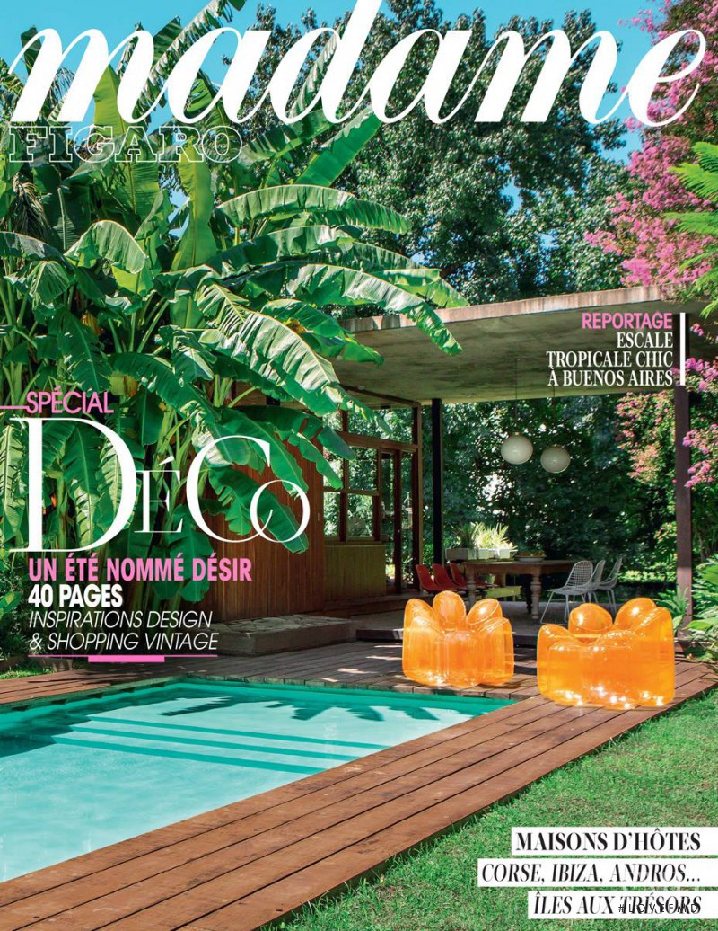  featured on the Madame Figaro France cover from April 2014