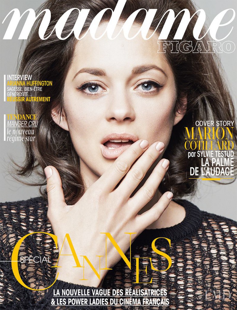 Marion Cotillard featured on the Madame Figaro France cover from May 2014