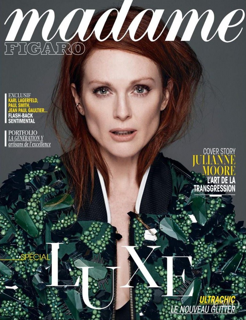 Julianne Moore featured on the Madame Figaro France cover from May 2014