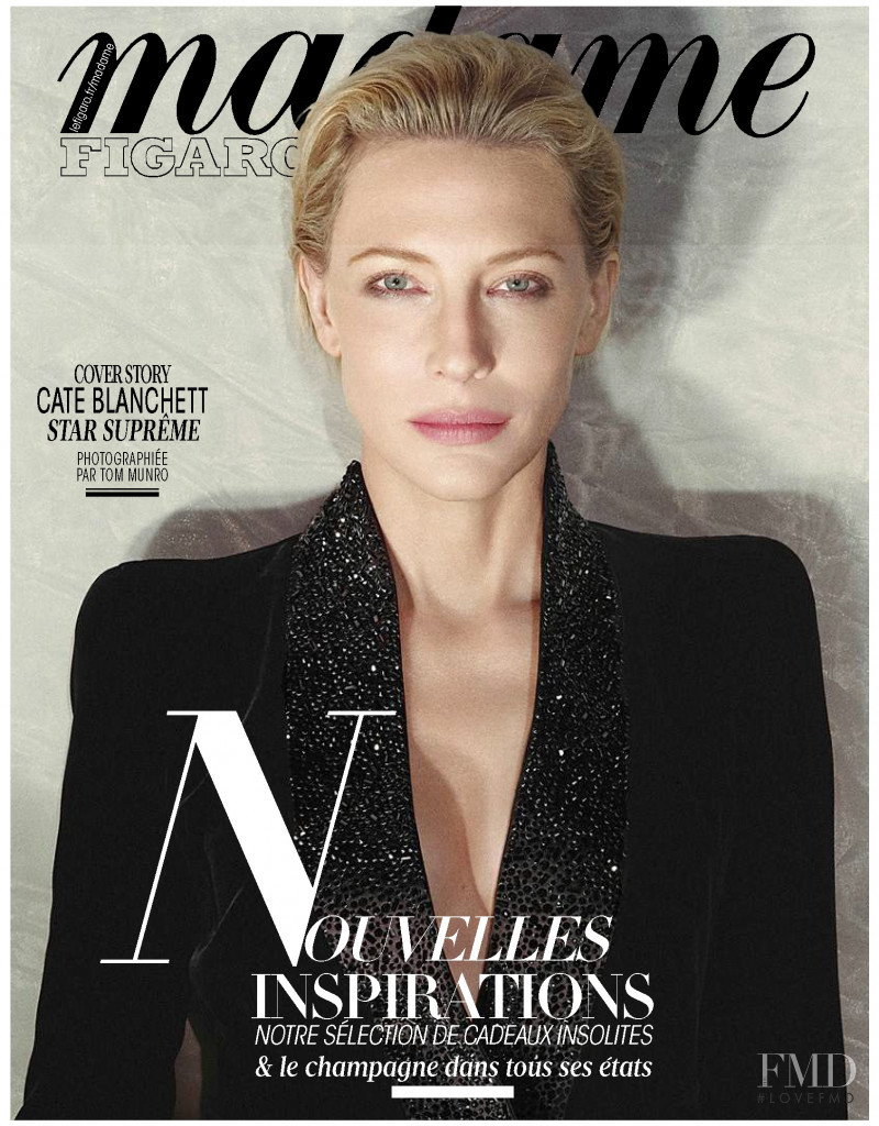 Cate Blanchett featured on the Madame Figaro France cover from November 2017
