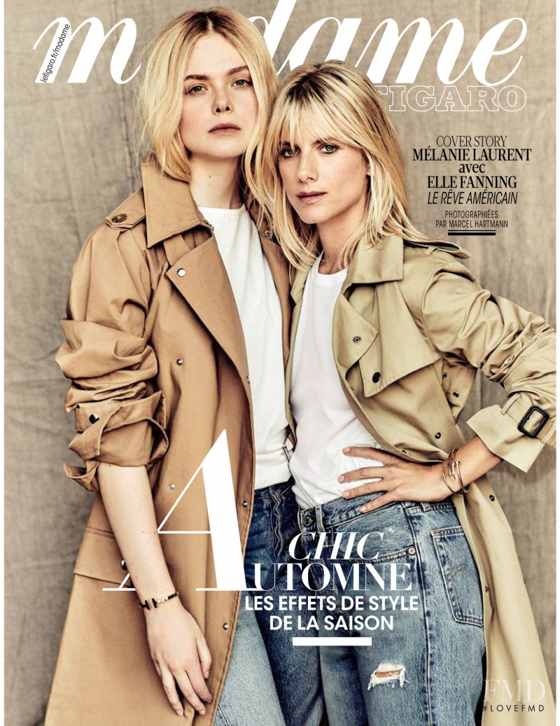 Mélanie Laurent & Elle Fanning featured on the Madame Figaro France cover from October 2018