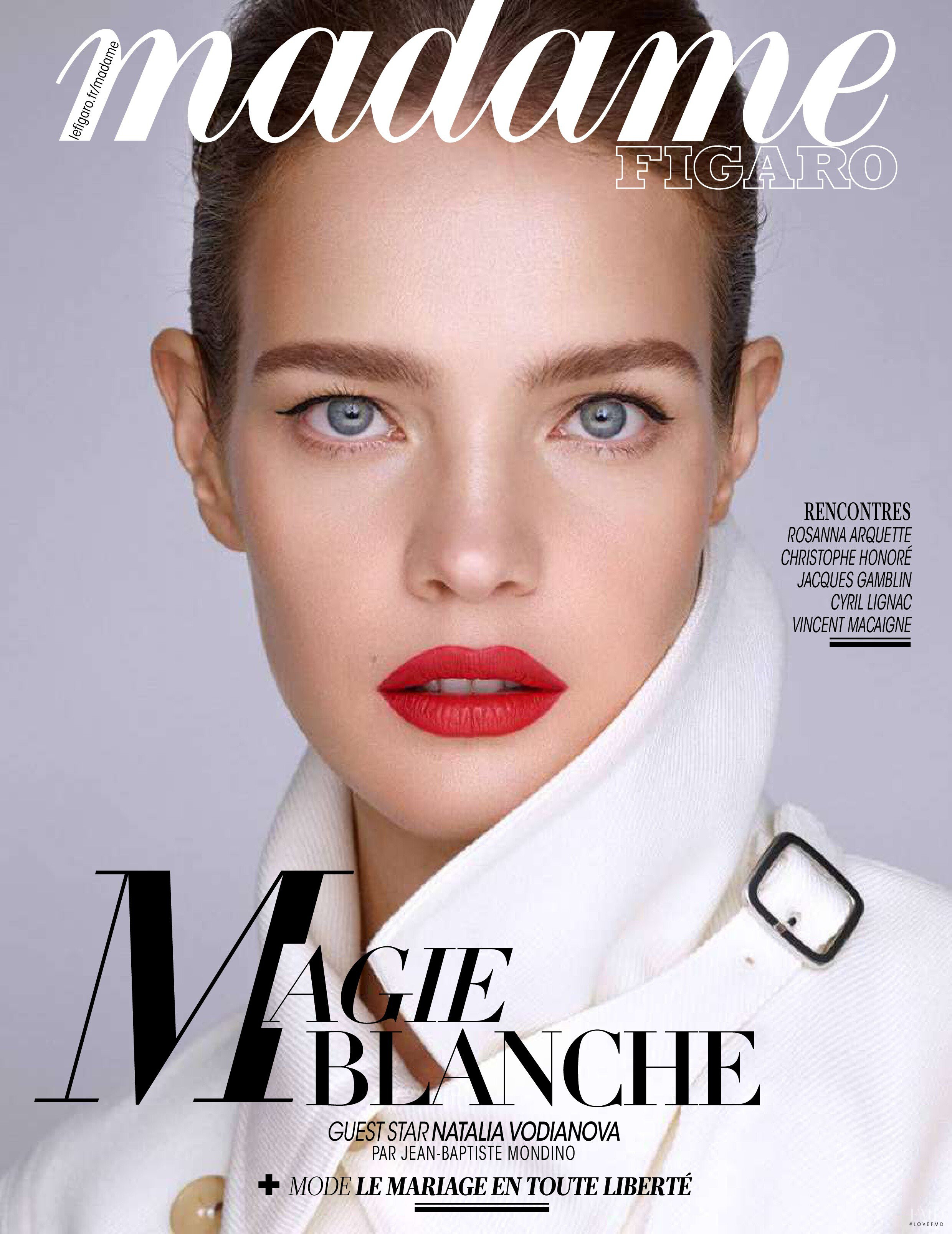 Cover of Madame Figaro France with Natalia Vodianova, January 2019 (ID
