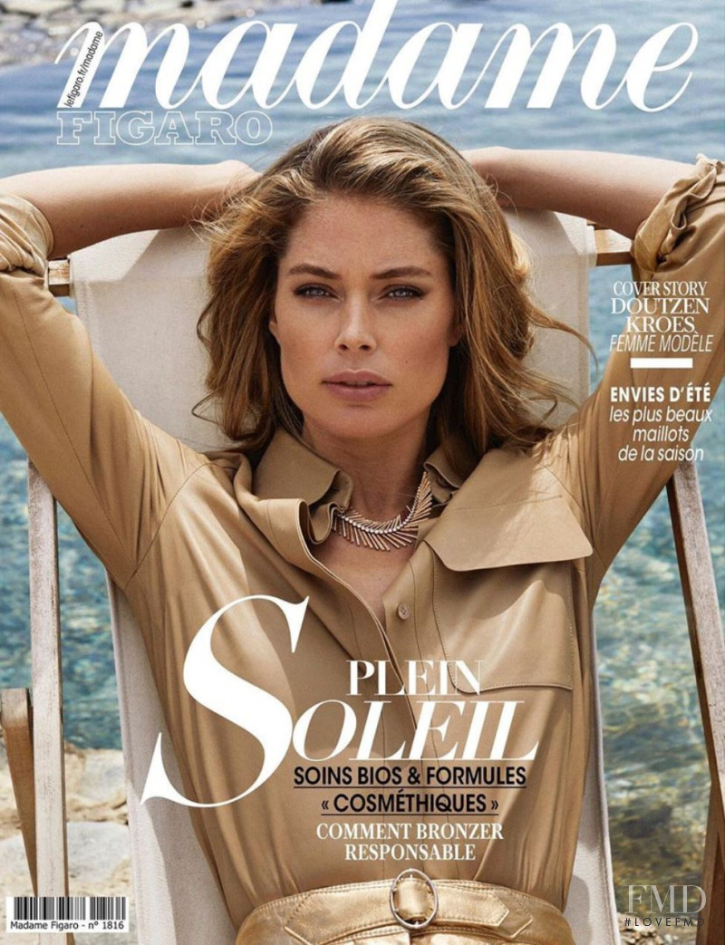 Doutzen Kroes featured on the Madame Figaro France cover from June 2019