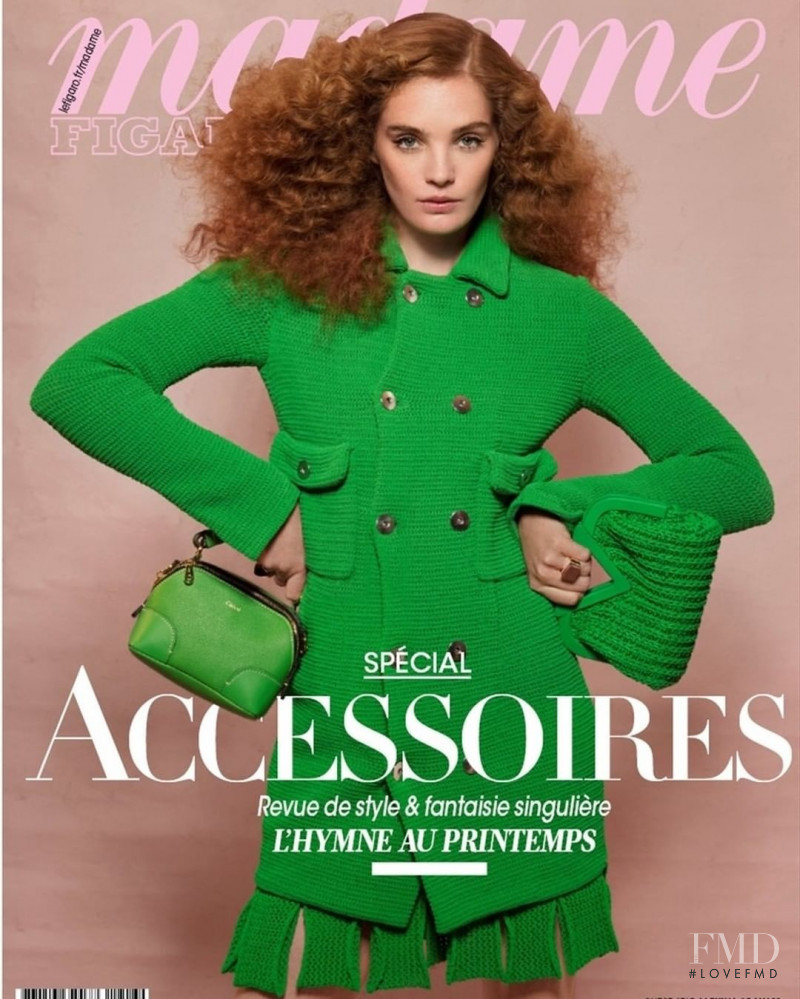 Alexina Graham featured on the Madame Figaro France cover from March 2021