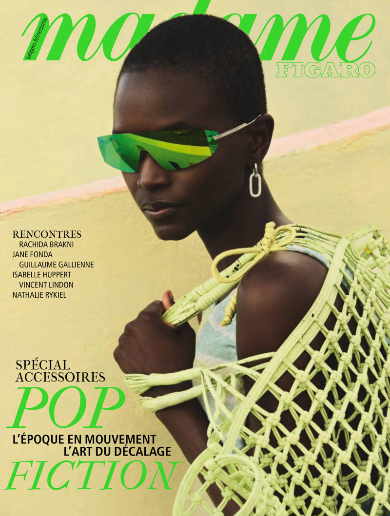 Oulimata Gueye featured on the Madame Figaro France cover from March 2024