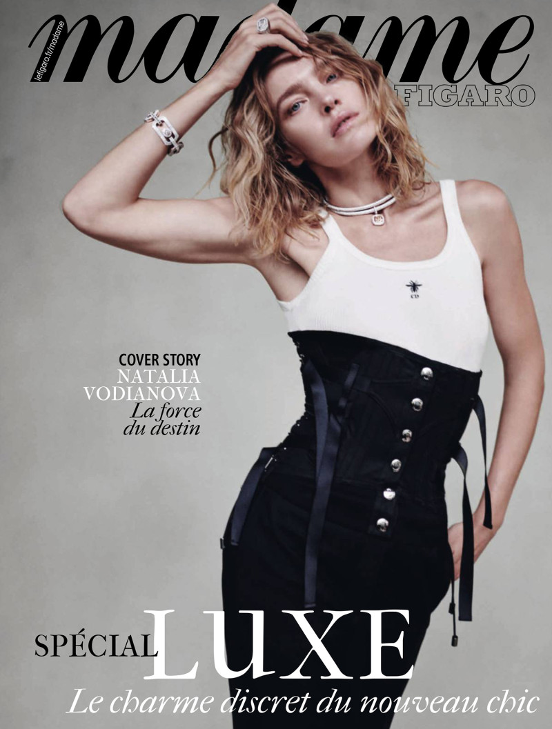 Natalia Vodianova featured on the Madame Figaro France cover from November 2024