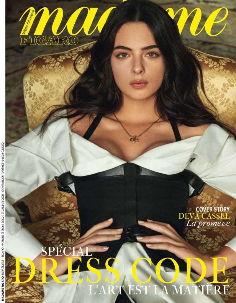 Deva Cassel featured on the Madame Figaro France cover from March 2025