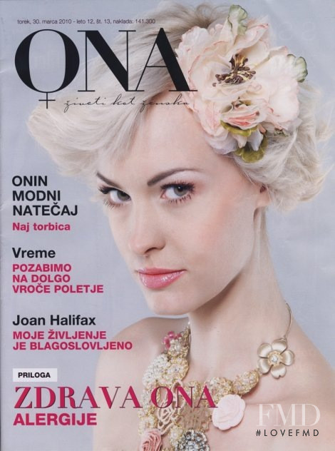 Tjasa Kokalj featured on the Ona cover from March 2010