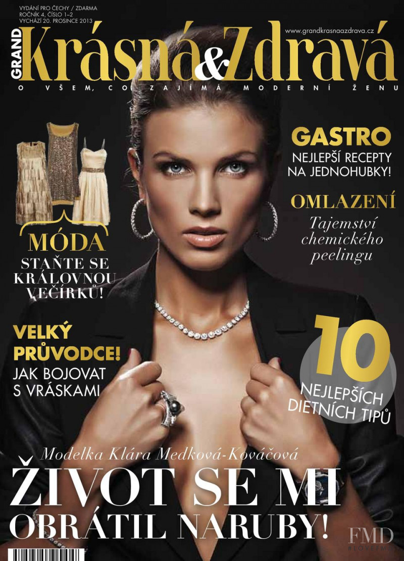 Klara Medkova  featured on the Krasna & Zdrava cover from December 2013