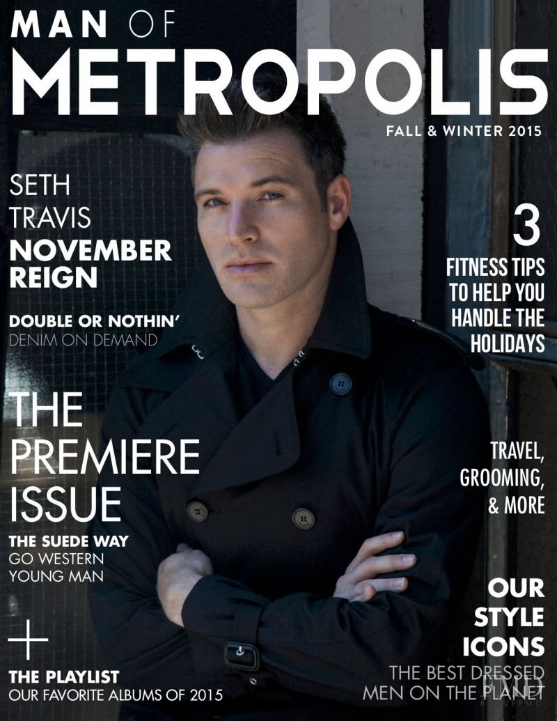 Seth Travis featured on the Man of Metropolis cover from September 2015