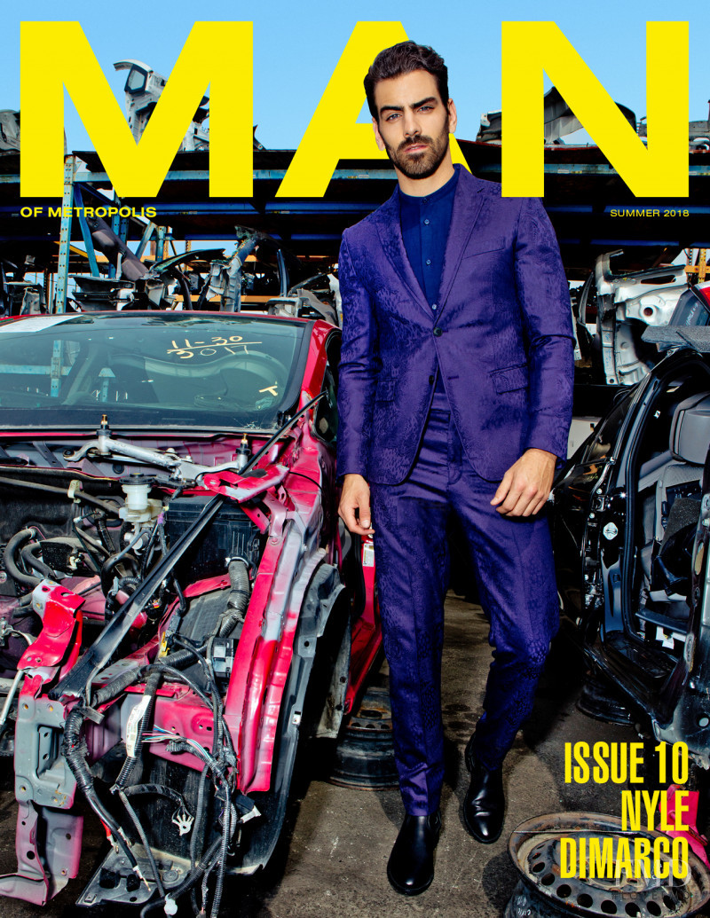 Nyle DiMarco featured on the Man of Metropolis cover from June 2018