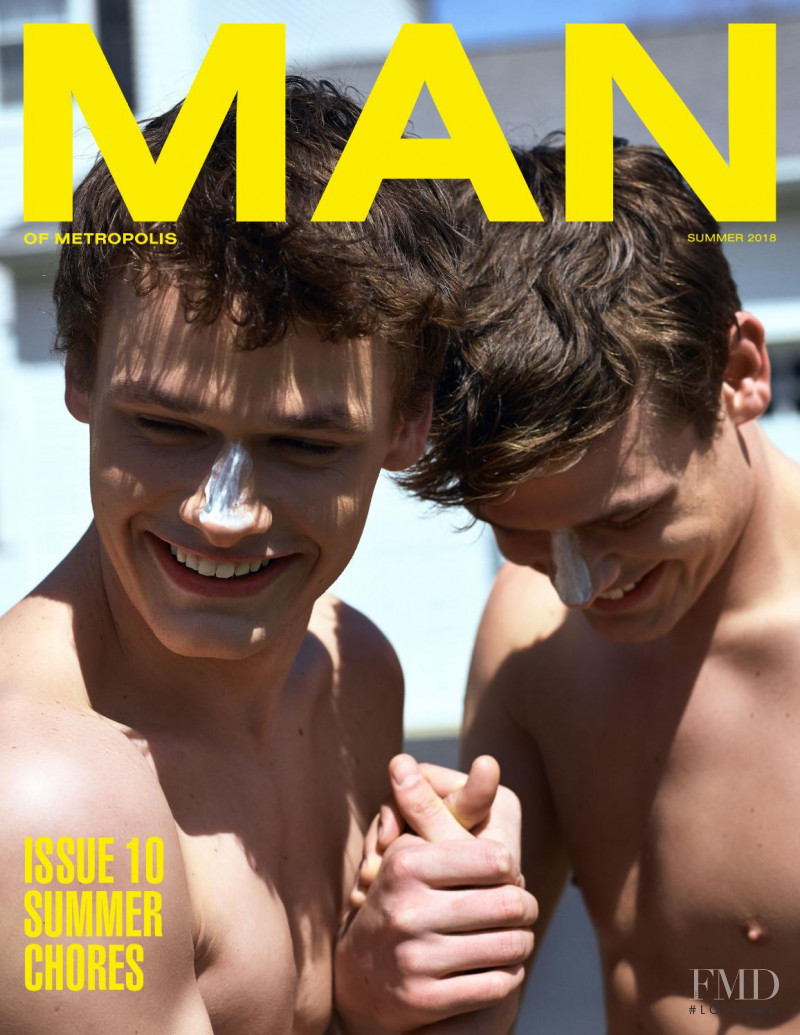 Jordan Thevenot, Tristian Thevenot featured on the Man of Metropolis cover from June 2018