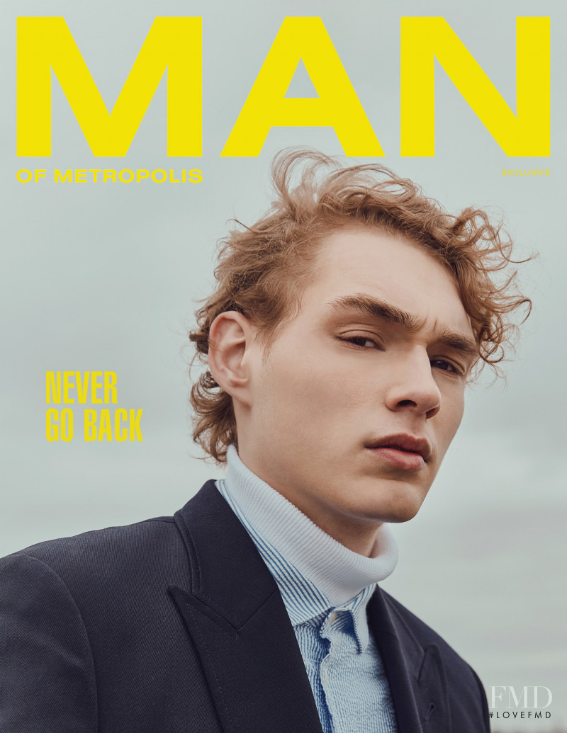 Dani Van de Water featured on the Man of Metropolis cover from April 2019