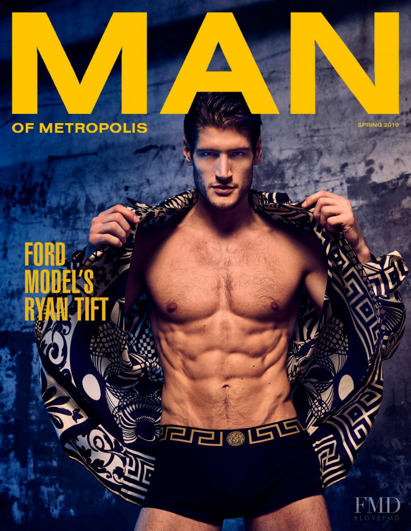Ryan Tift featured on the Man of Metropolis cover from March 2019