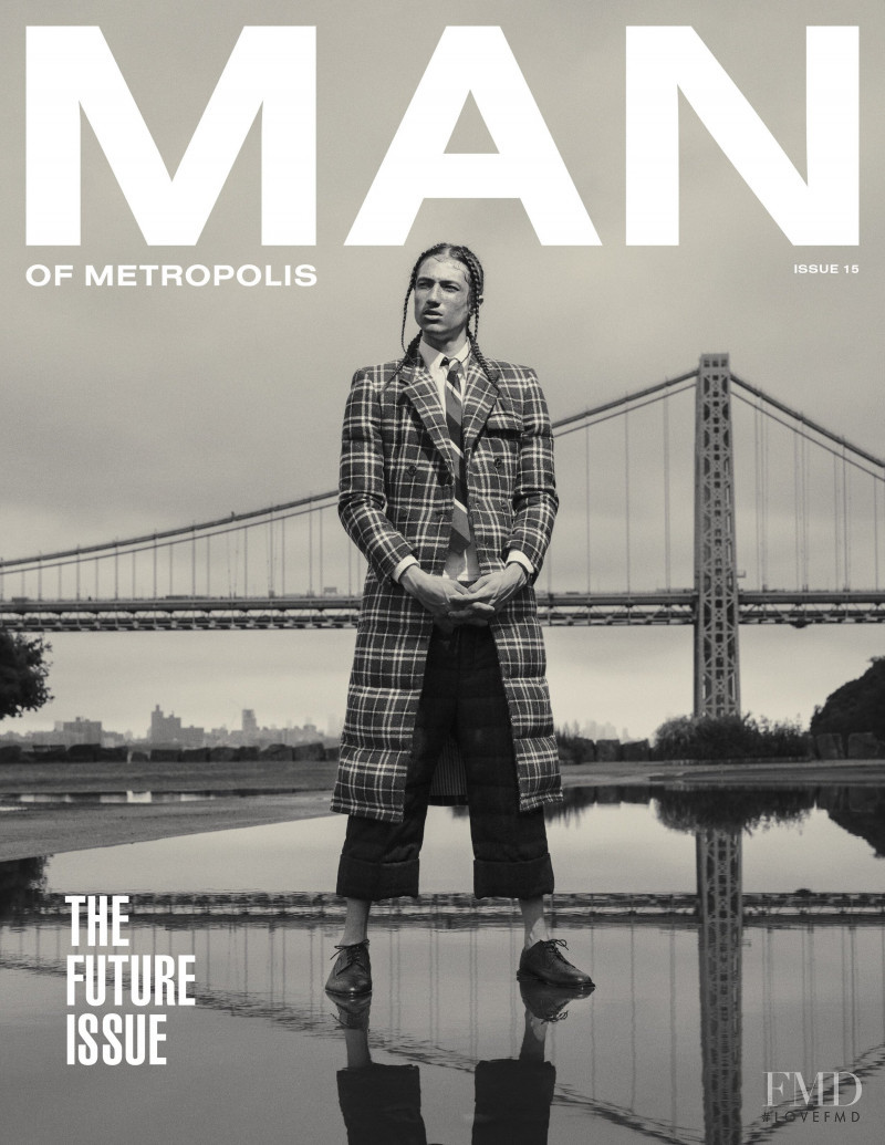 Trystin Valentino featured on the Man of Metropolis cover from September 2019
