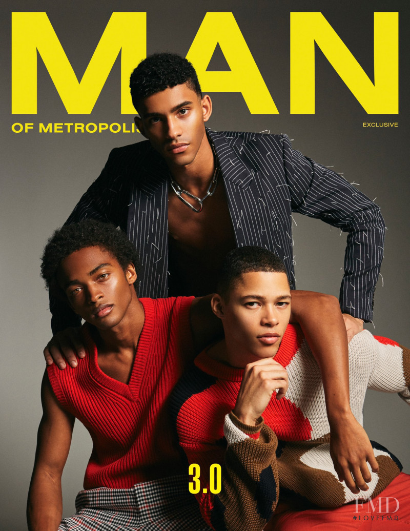 Jan Carlos Diaz, Stan Taylor, De\'Laney Ortiz featured on the Man of Metropolis cover from February 2020