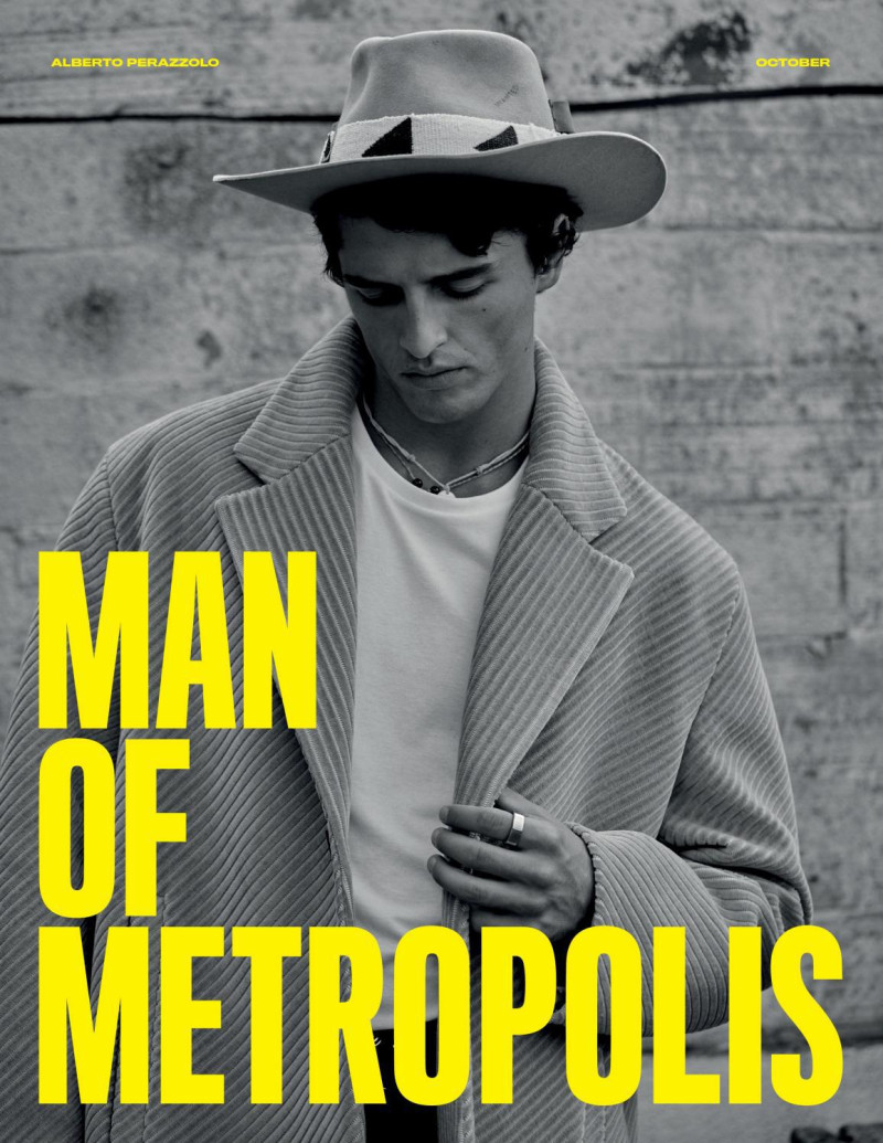 Alberto Perazzolo featured on the Man of Metropolis cover from October 2021