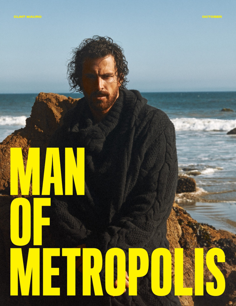 Clint Mauro featured on the Man of Metropolis cover from October 2021