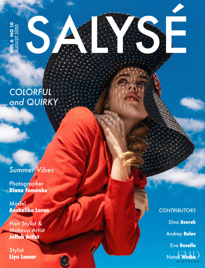 Anzhelika Loran featured on the Salyse cover from August 2020