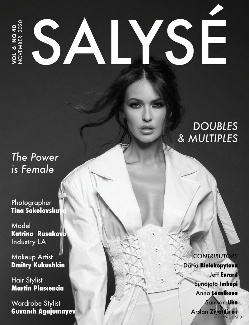 Katrina Rusakova featured on the Salyse cover from November 2020