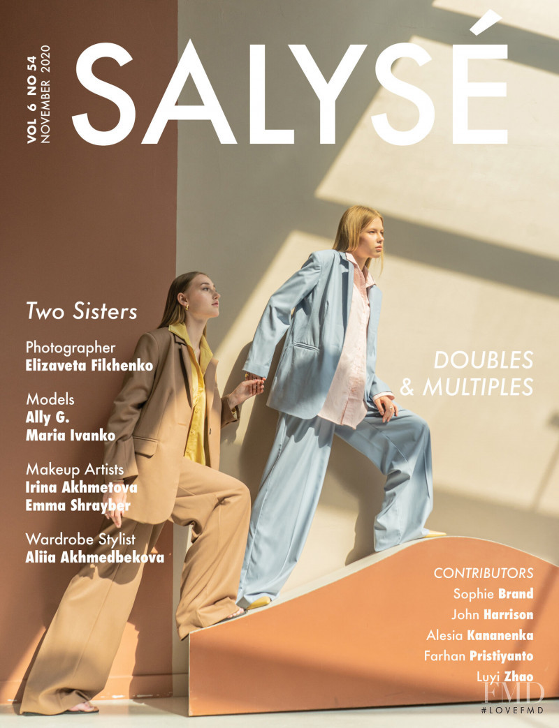 Alyona Grigorieva, Marie Ivanko featured on the Salyse cover from November 2020