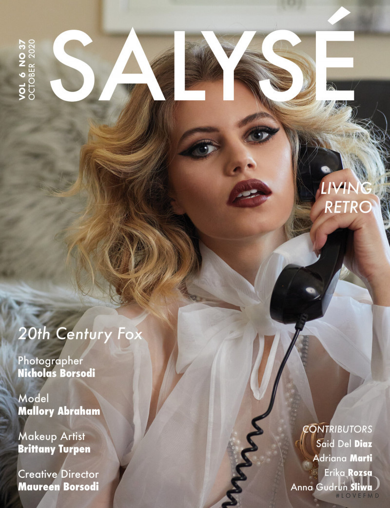 Mallory Abraham featured on the Salyse cover from October 2020