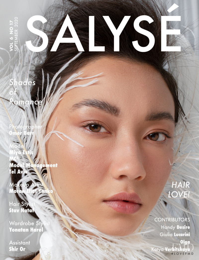 Miya Estis featured on the Salyse cover from September 2020