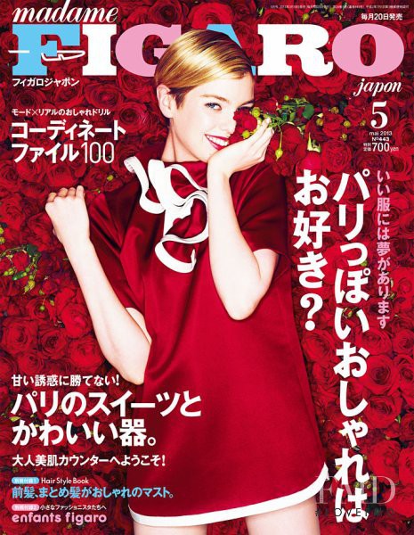  featured on the Madame Figaro Japan cover from May 2013