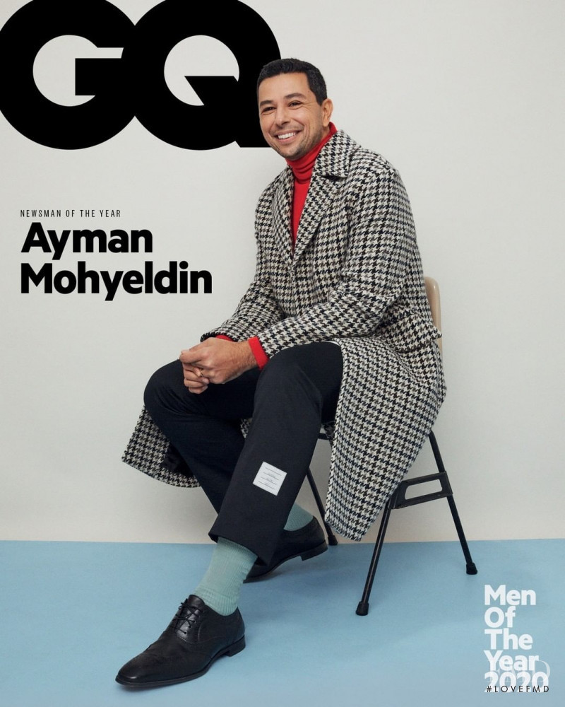 Ayman Mohyeldin featured on the GQ Middle East cover from December 2020