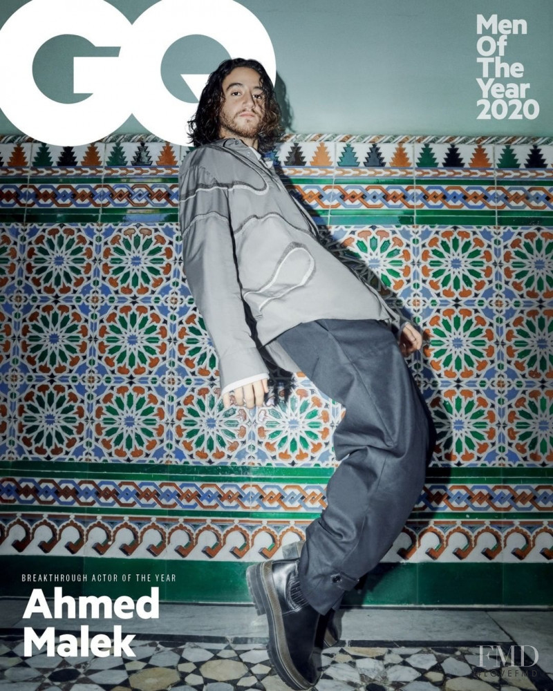 Ahmed Malek featured on the GQ Middle East cover from December 2020