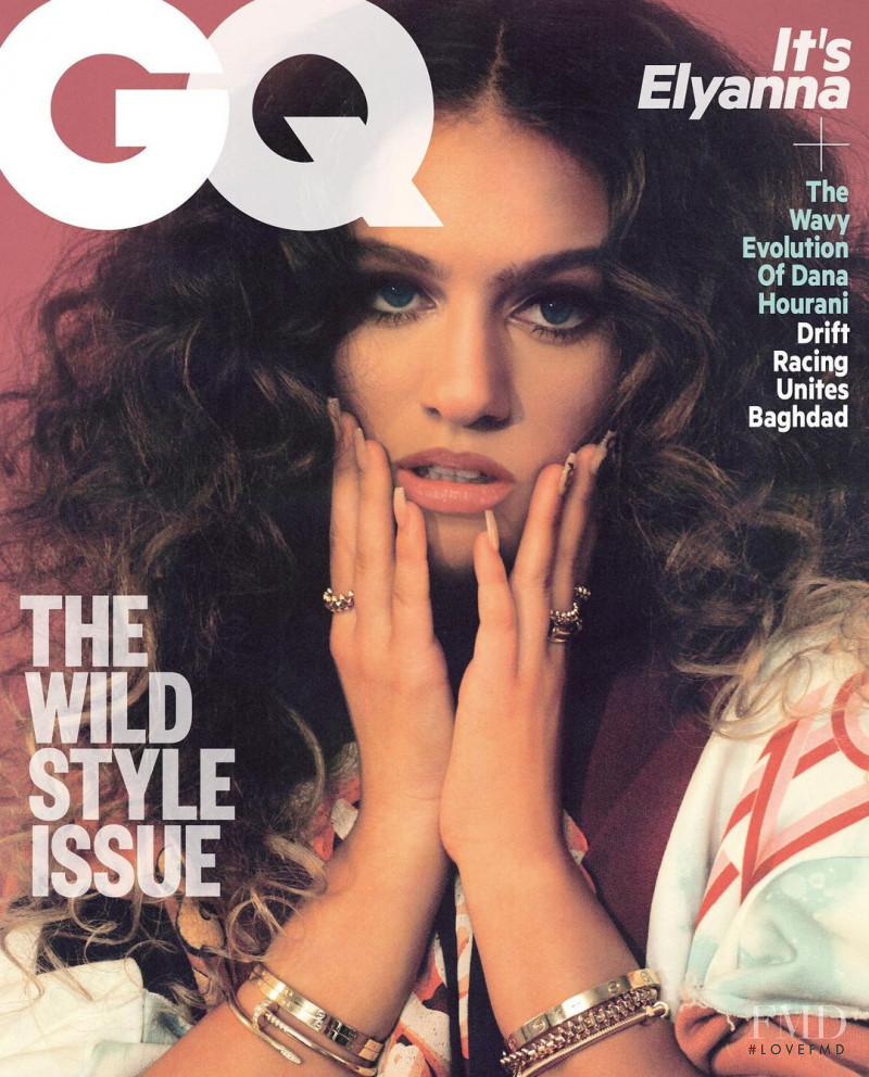 Elyanna featured on the GQ Middle East cover from March 2021