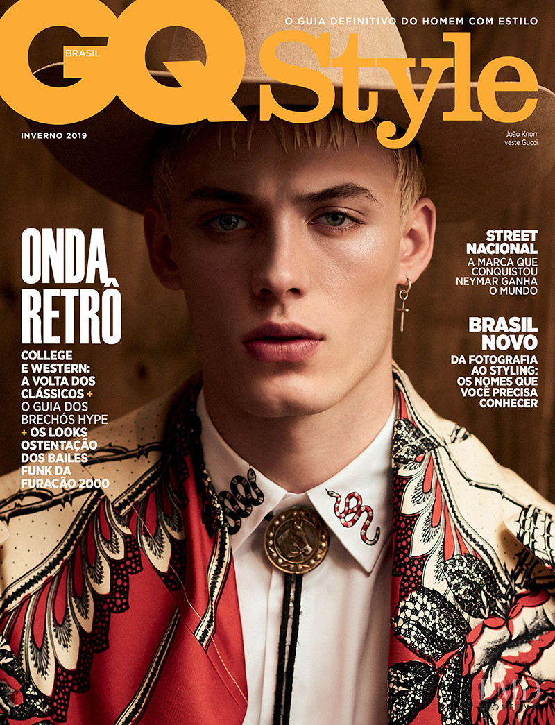 Joao Knorr featured on the GQ Style Brazil cover from June 2019