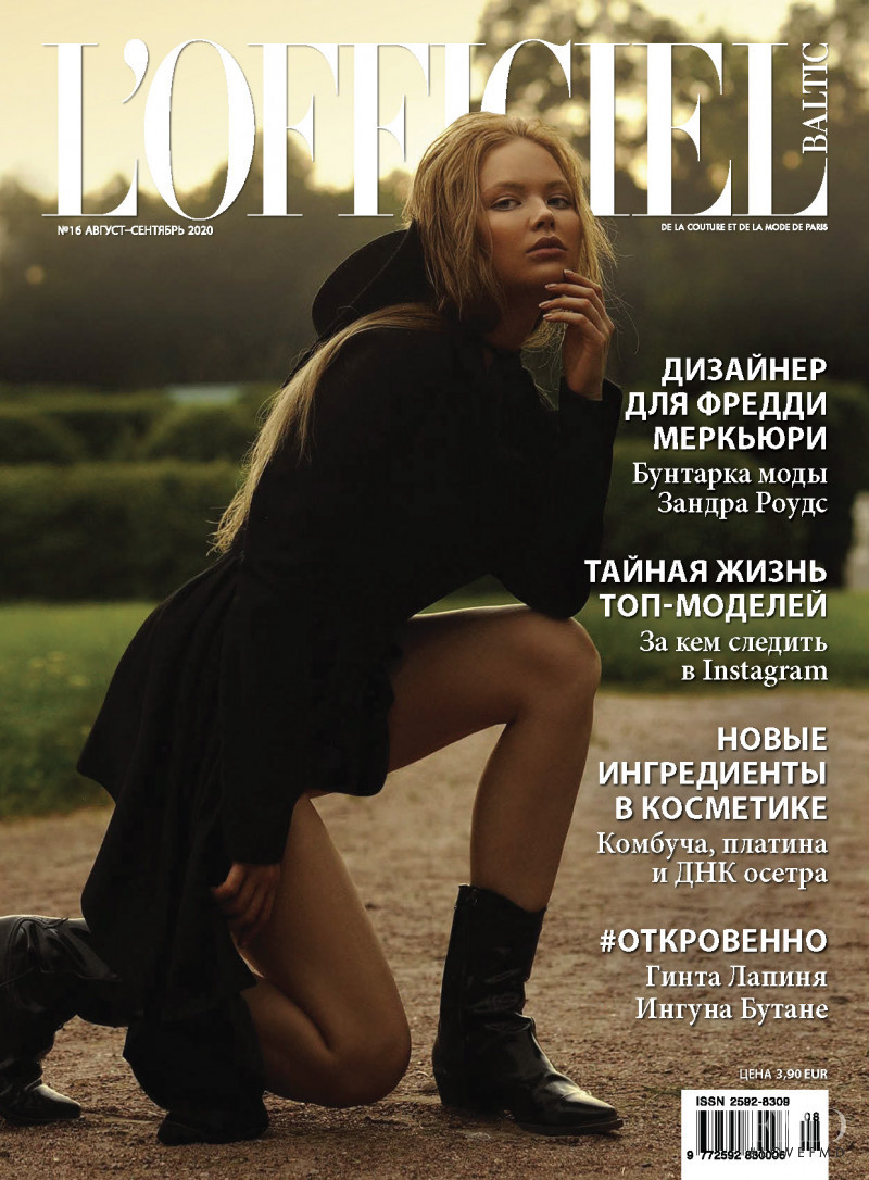  featured on the L\'Officiel Baltic cover from August 2020