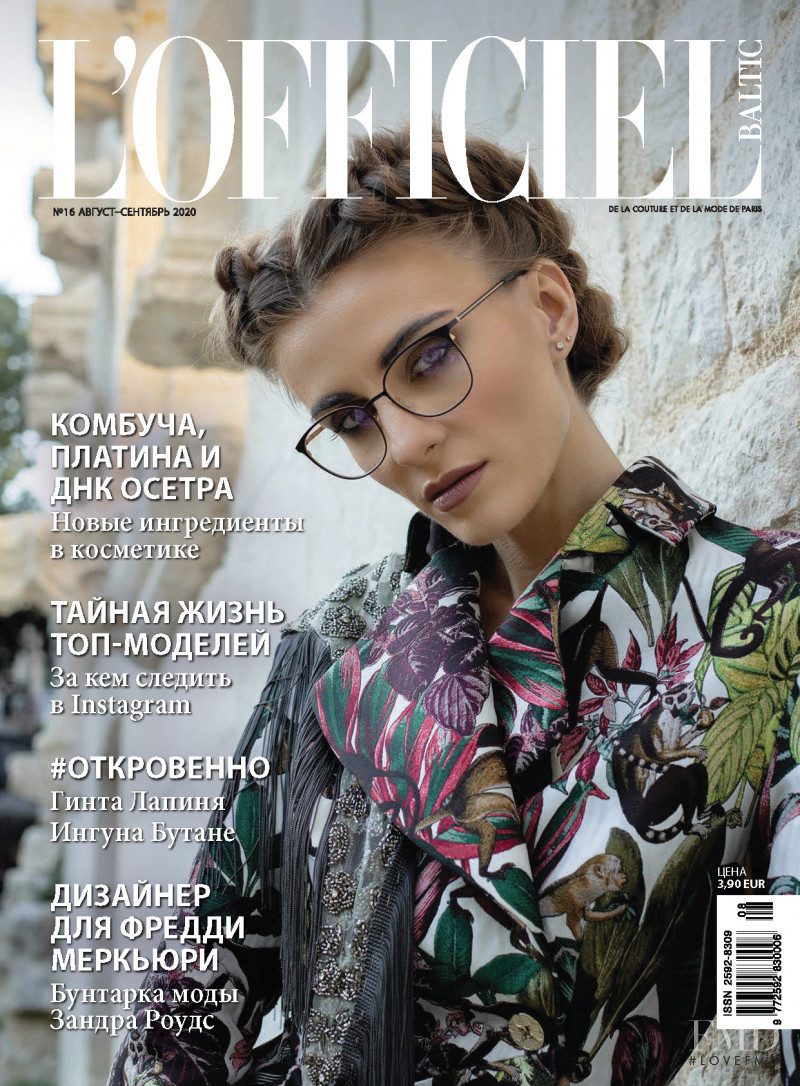  featured on the L\'Officiel Baltic cover from August 2020