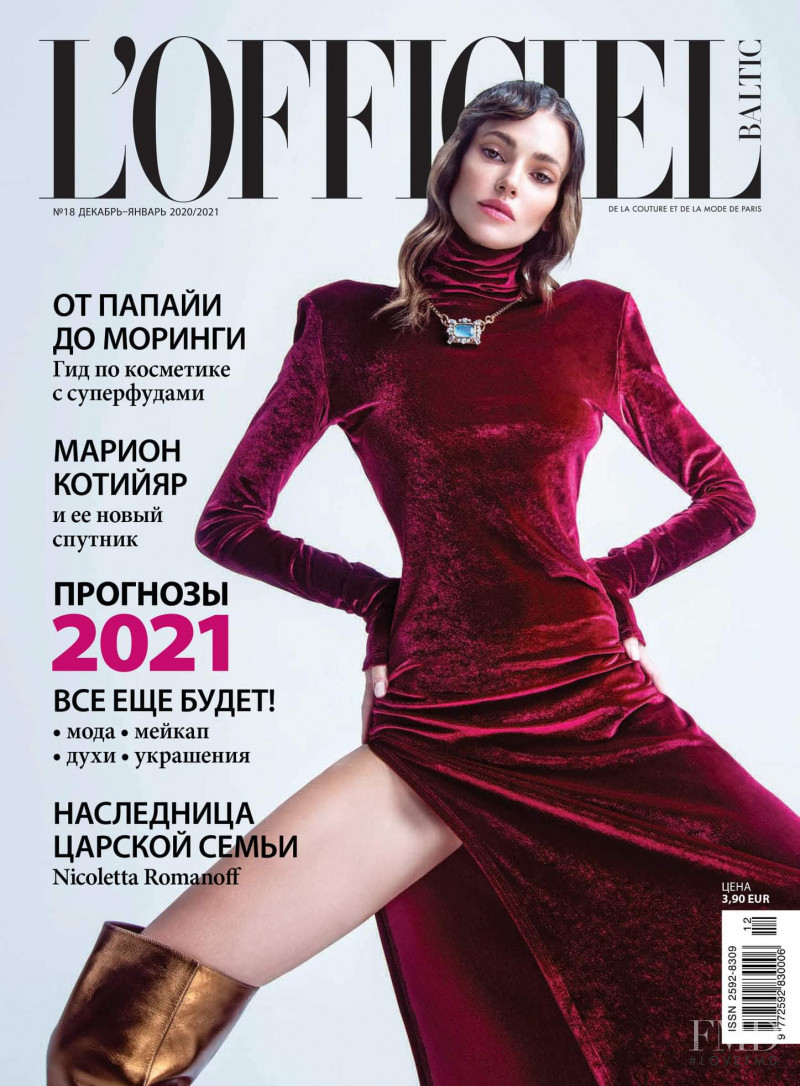  featured on the L\'Officiel Baltic cover from December 2020