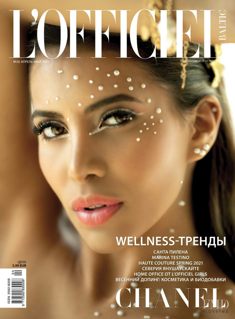  featured on the L\'Officiel Baltic cover from April 2021