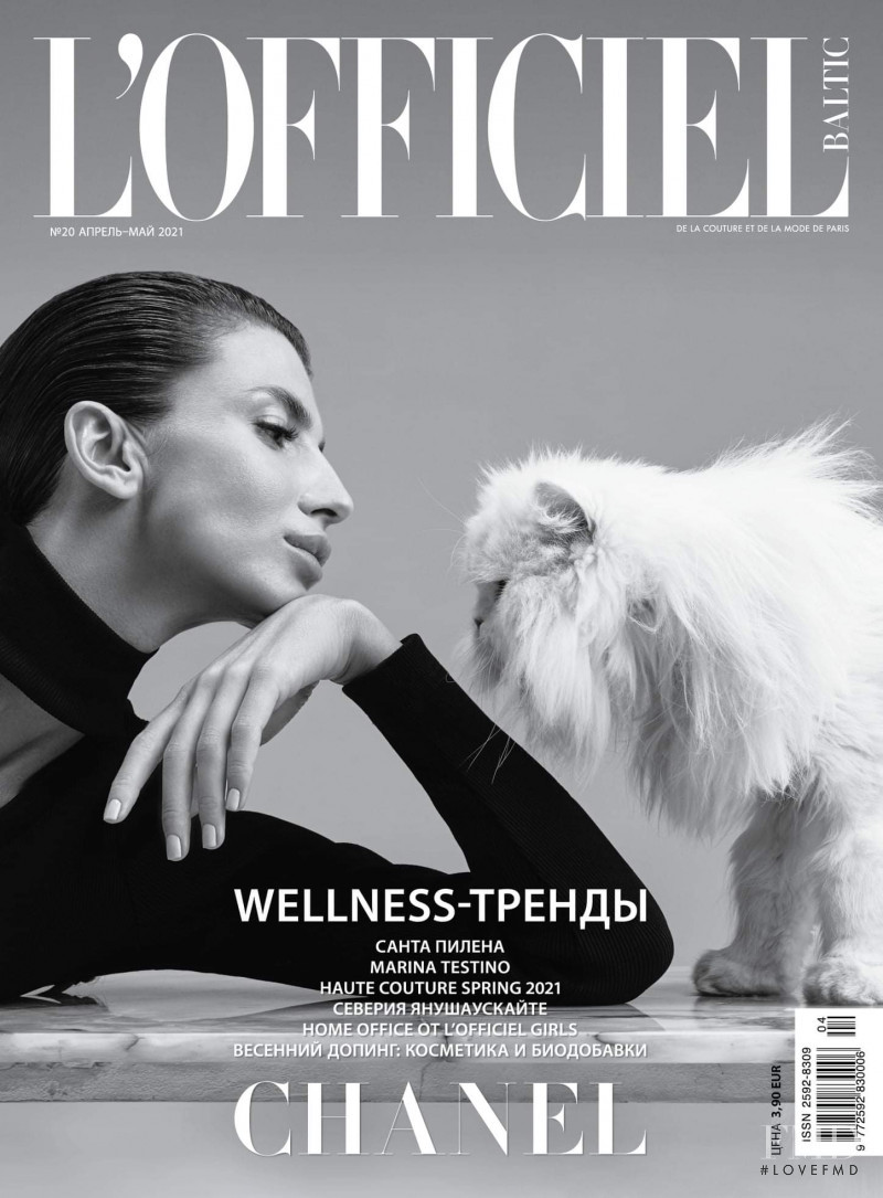  featured on the L\'Officiel Baltic cover from April 2021