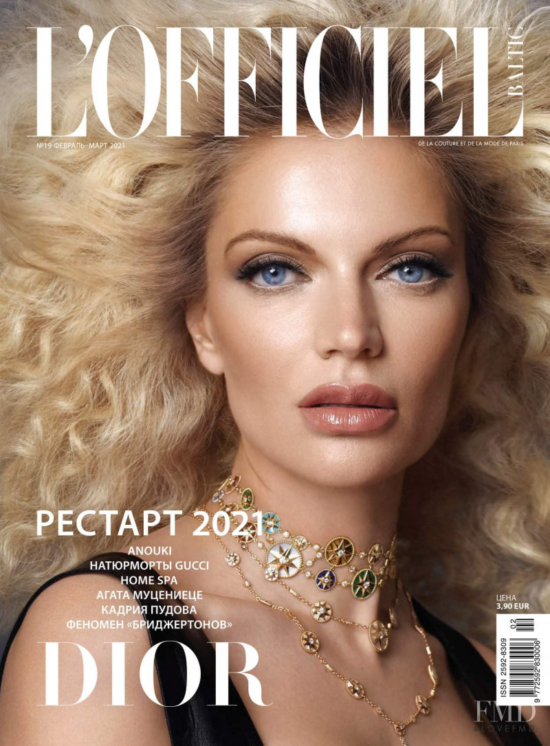  featured on the L\'Officiel Baltic cover from February 2021