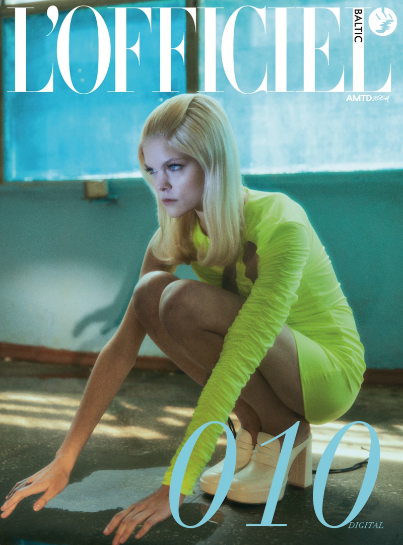 Maya Sobko  featured on the L\'Officiel Baltic cover from September 2022