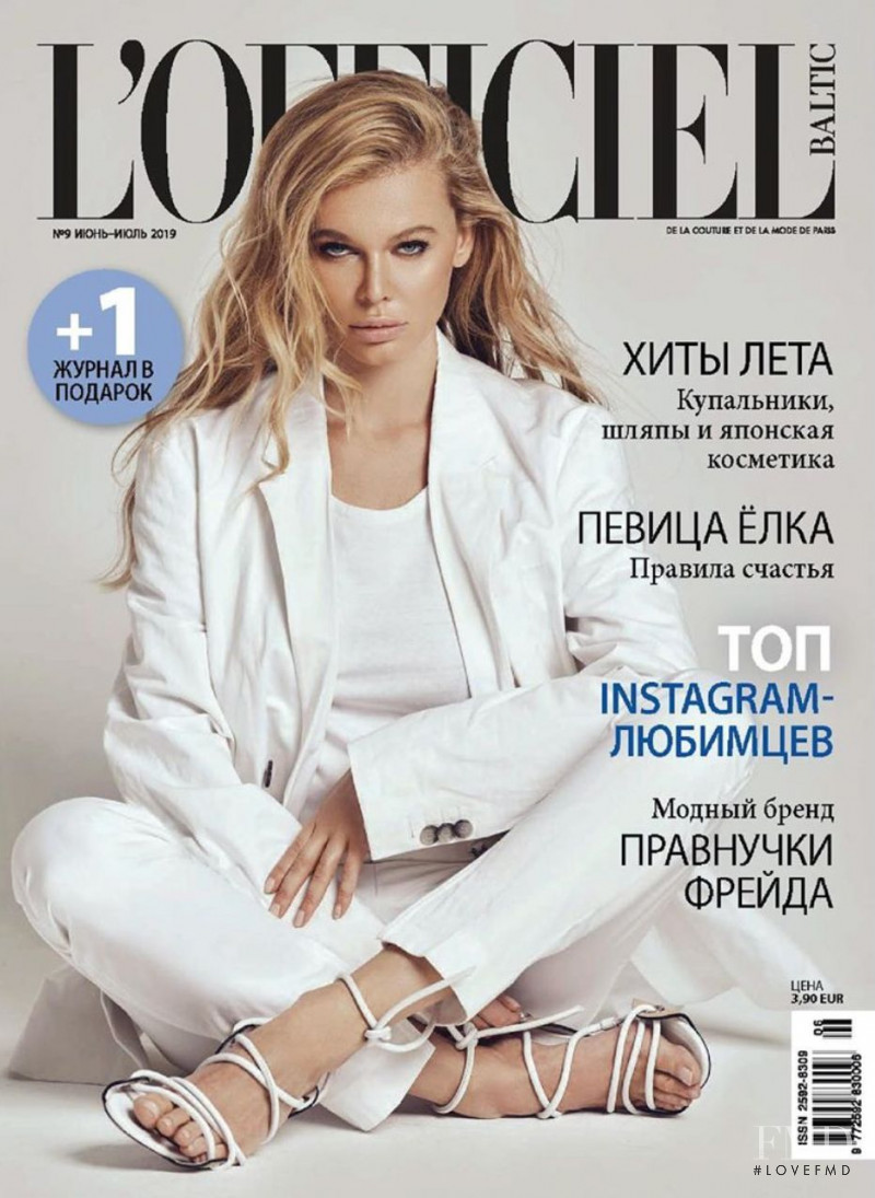 Alicja Ruchala featured on the L\'Officiel Baltic cover from June 2019