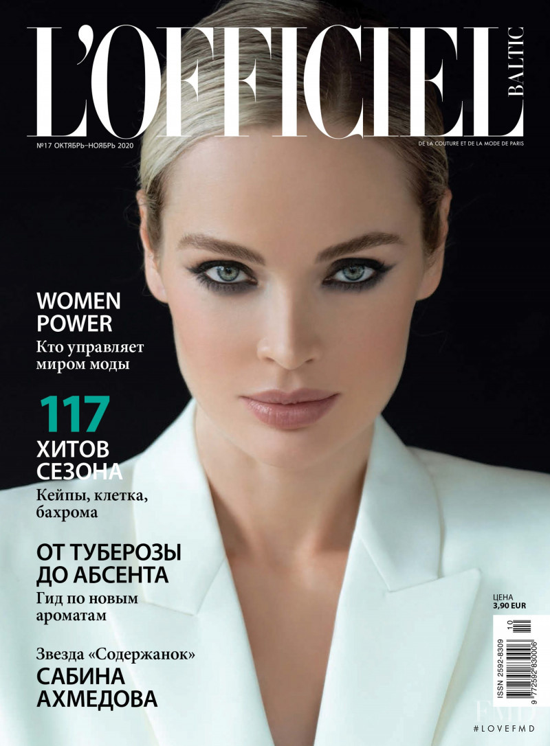  featured on the L\'Officiel Baltic cover from October 2020