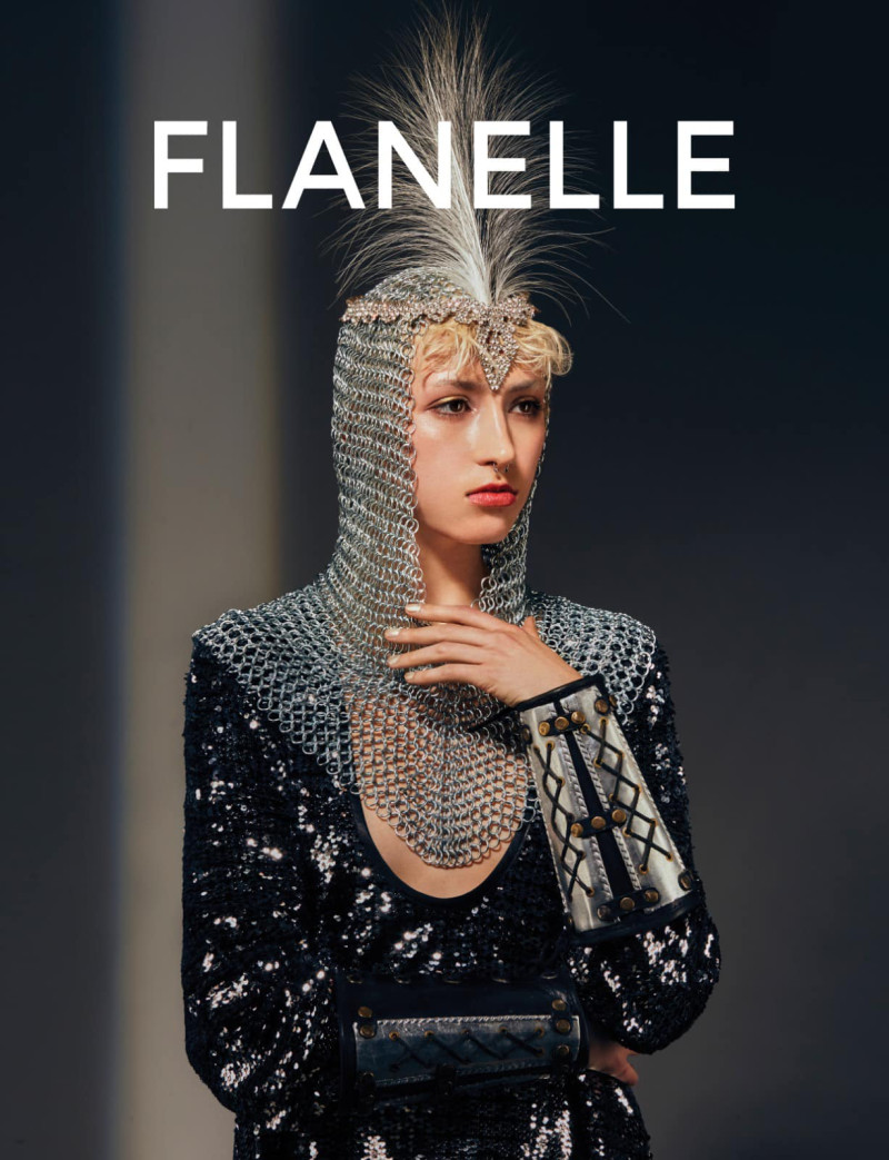 Briony Joan Godivala featured on the Flanelle cover from August 2021