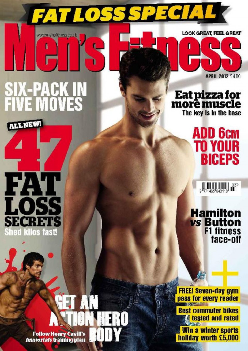  featured on the Men\'s Fitness UK cover from April 2012