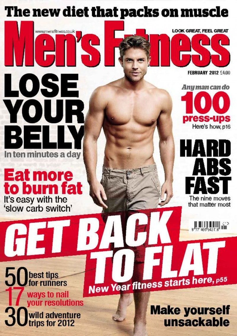  featured on the Men\'s Fitness UK cover from February 2012