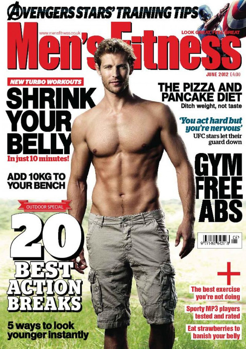  featured on the Men\'s Fitness UK cover from June 2012